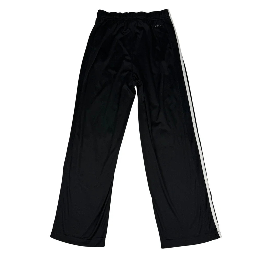 Nike Dri-FIT Track Pants Youth XL Black Athletic Training Jogger Straight Leg